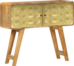 vidaXL - Dressoir - 90x30x77 - cm - massief - mangohout