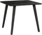 Eettafel Sara 90 x 90 cm - Zwarte eettafel - Mangohout eettafel