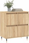 vidaXL - Dressoir - 60x35x70 - cm - bewerkt - hout - sonoma - eikenkleurig