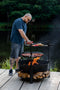 CookKing Multi-functionele Vuurschaal Montana X met Grillrooster 60 cm - Hoge Kwaliteit Staal - Handgemaakt in Europa