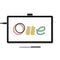 One 14 - Grafische tablet - 2540 lpi 309 x 174 mm - Zwart/Wit