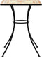vidaXL Bistrotafel mozaïek 60x60x74 cm keramiek terracottakleurig
