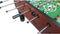 Tafelvoetbaltafel - 140x75x89cm - houtimitatie - antislip handgrepen