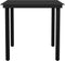 vidaXL - Tuintafel - 80x80x74 - cm - staal - en - glas - zwart