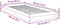 vidaXL - Bedframe - zonder - matras - 75x190 - cm - massief - hout - eiken