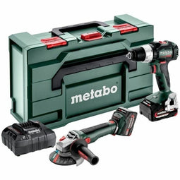 Metabo SET 2.9.4 - Combo Set - Accuschroefboormachine BS 18 LT BL en Haakse accuslijper WB 18 LT BL 11-125 Quick (2 stuks)
