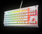 Steelseries Apex 3 TKL - Toetsenbord - Anti-ghosting fluisterstille schakelaars - Wit