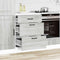 vidaXL - Keuken - onderkast - Kalmar - bewerkt - hout - grijs - sonoma - eiken