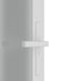 vidaXL - Binnendeur - 76x201,5 - cm - matglas - en - aluminium - wit