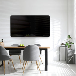 Aanbieding: Infraroodpaneel 720W - Full black - wifi of thermostaat - wand of vloer montage - 5 jaar garantie