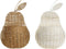 Mand DKD Home Decor Voor aan de muur 55 x 33 x 14 cm Rotan (2 Stuks)