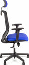 Linea Tekna 01/PT - Bureaustoel - Ergonomisch EN1335 - Met hoofdsteun - Multi verstelbaar- Zwart/Blauw