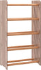 vidaXL - Schoenenrek - 90x24x81 - cm - bewerkt - hout - bruin