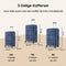 SKYCASES Urban Adventurer - Medium Reiskoffer - Cijferslot - 44x27x66cm - 79L - Donkerblauw