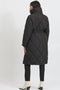 Vila Viwanas - Quilted Coat - Lichtgewicht met tailleriem - Zwart Dames Maat 40