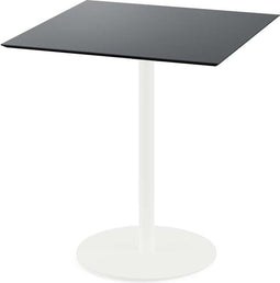 Urban Terrastafel Wit Frame + Zwart HPL 70x70 cm - Essentials 130021077