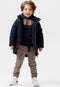 Noppies Jas Nes - Kids Jas - Waterafstotend en Windproof - Dark Sapphire - Maat 140