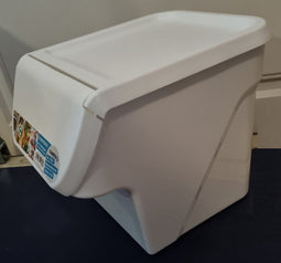 Aardappelbak - Vegetable Box - Voorraaddoos - met voorklep - stapelbaar - Wit