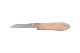 W-selected Aardappelmesje Carbonstaal 8 cm met Roodbeuken heft, 2 stuks op kaart