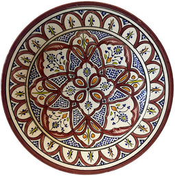 Aardewerk schaal asfi 35 cm