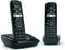Gigaset AS690A - Duo DECT - Antwoordapparaat - Zwart (2 stuks)