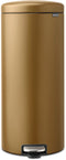 Brabantia NewIcon - Prullenbak - 30 liter - Warm Brass