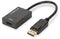 Assmann AK-340415-002-S - DisplayPort naar HDMI Adapter - 4K UHD - Zwart