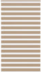 vidaXL - Zebra - Blind - 135x200 - cm - stofbreedte - 130,9 - cm - polyester - zandbruin