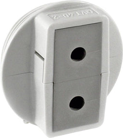 Icotek QVT 40/2 Kabeldoorvoering Deelbaar Montagegat: M40 Polycarbonaat Grijs 1 stuk(s)