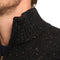 Mario Russo Skipper - Heren Trui - Half Zip - Zwart - XXL