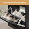 SoBuy FSR94-SCH - Entreekast - 3 Vouwdeuren - Zwart Houtcomposiet