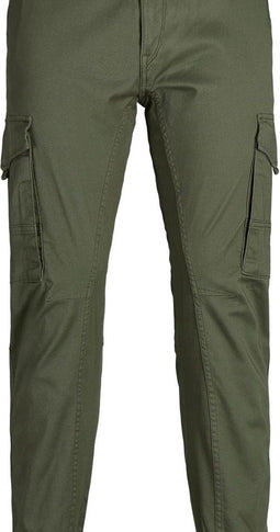 JACK & JONES JPSTPAUL JJFLAKE 542 - Cargo broek - Slim fit - Olijf groen