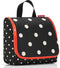 Reisenthel Toiletbag - Toilettas 3L - 1 groot hoofdvak met 4 extra vakken - Mixed Dots