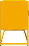 vidaXL - Tv-meubel - 100,5x39x60,5 - cm - koudgewalst - staal - mosterdgeel