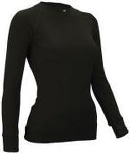 Avento Thermoshirt - Lange Mouw - Dames - Zwart - Maat 44