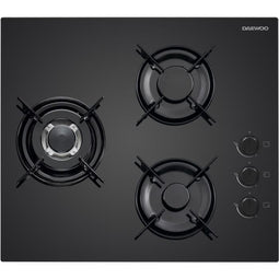 DAEWOO BH6GKR21BNL - Gaskookplaat - 3 branders - 60 cm - Zwart