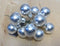 Kerstballetjes glasballetjes wit mat