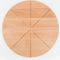HOCHO Ronde Pizzaplank - Beukenhout - Ø 400x20 mm - Voedselveilig