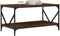 vidaXL - Salontafel - 90x50x45 - cm - bewerkt - hout - bruin - eikenkleur