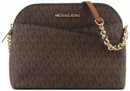 Handtas Dames Michael Kors Jet Set Bruin 21 x 16 x 9 cm