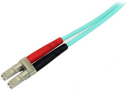 Startech.com - 5m 10Gb Aqua LC/LC Duplex 50/125 Multimode LSZH Fiber Cable - Blauw