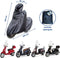 Scooterhoes L - waterdicht - met windscherm - zwart