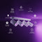 Calex Smart Plafondlamp - 4-Lichts - Slimme Opbouwspot - Draaibaar - Wit