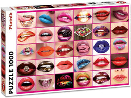 Piatnik Lips - Legpuzzel - 1000 stukjes - ca. 68 x 48 cm - Rood Roze Blauw