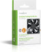 Nedis DC Ventilator - DC - Grootte ventilator: 80 mm - 3-Pin - 35.6 dBA - Zwart