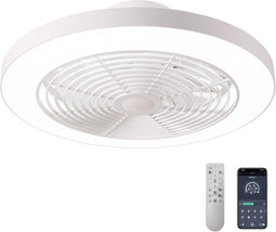 Orison Low Profile Plafondventilator 52x52x21 cm – Wit – Stille Werking
