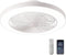 Orison Low Profile Plafondventilator 52x52x21 cm – Wit – Stille Werking
