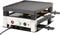 Solis 5 in 1 Tafelgrill 791 - Gourmetstel 4 Personen - Grill Wok Pizzamaker Raclette Pannenkoeken - Zilver (4 stuks)