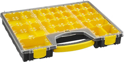 STANLEY 1-92-748 - Sorteerdoos Organizer Pro - 25-vaks - 42,2 x 5,2 x 33,4 cm - Zwart Geel