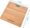 Grundig Personenweegschaal - Digitale Weegschaal Bamboe - Capaciteit tot 180kg - 28x28 cm